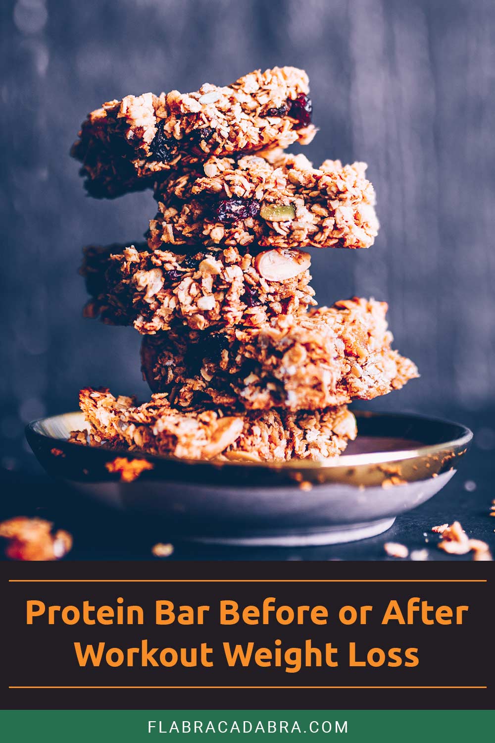 Protein bars stacked on a bowl - Protein Bar Before or After Workout Weight Loss.