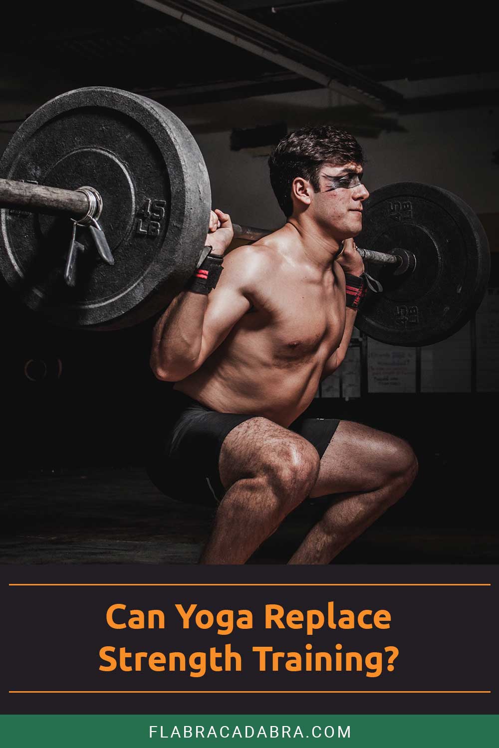 Man in black shorts lifting weight - Can Yoga Replace Strength Training?